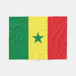 Senegal-Flagge Fleecedecke