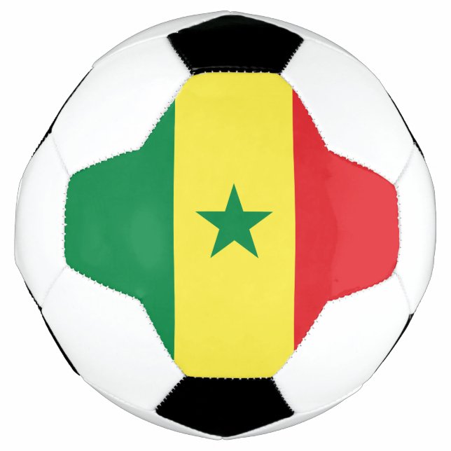 Senegal-Flagge Fußball (Vorderseite)