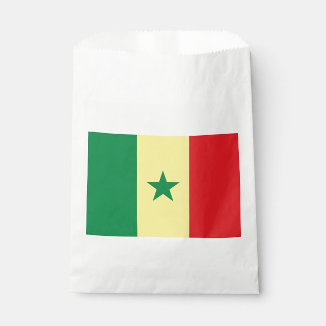 Senegal-Flagge Geschenktütchen (Vorderseite)