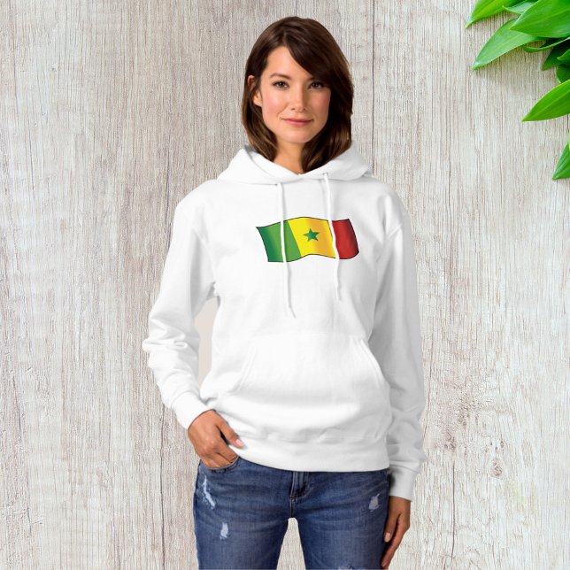 Senegal-Flagge Hoodie (Von Creator hochgeladen)
