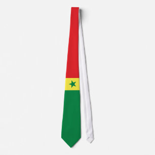 Senegal-Flagge Krawatte