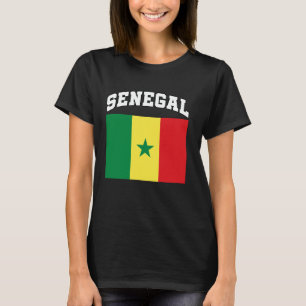 Senegal Flagge Senegalesisches Kulturerbe Senegale T-Shirt