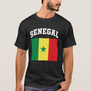 Senegal Flagge Senegalesisches Kulturerbe Senegale T-Shirt