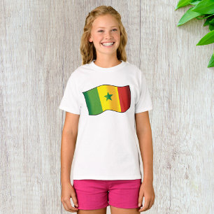 Senegal-Flagge Senegalischer Stolz Grün Gelb Rot T-Shirt