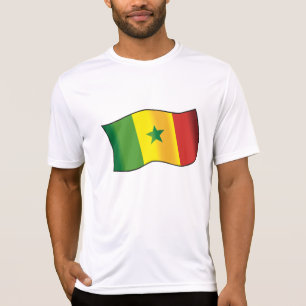 Senegal-Flagge Senegalischer Stolz Grün Gelb Rot T-Shirt