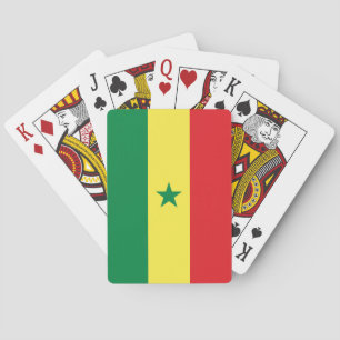 Senegal-Flagge Spielkarten