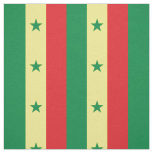 Senegal-Flagge Stoff