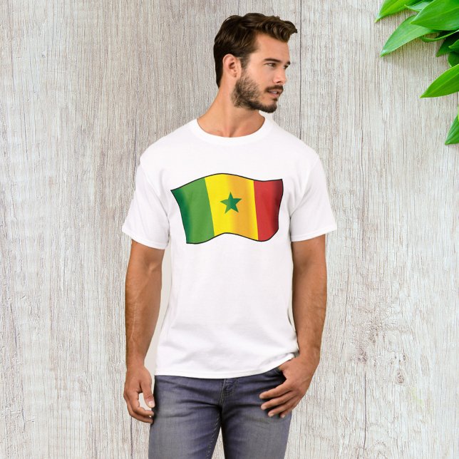 Senegal-Flagge T-Shirt (Von Creator hochgeladen)