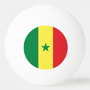 Senegal-Flagge Tischtennisball