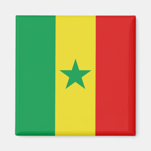 Senegal-Flaggen-Magnet Magnet