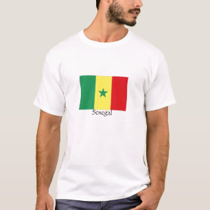 Senegal-Flaggenandenkent-shirt T-Shirt
