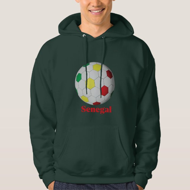 Senegal Fußball Hoodie (Vorderseite)