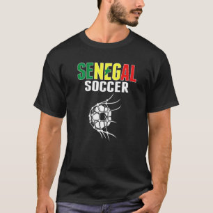 Senegal Fußball im Netz  Senegalesische Fußballanh T-Shirt