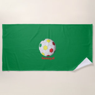 Senegal Fußball Strandtuch