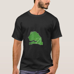 Senegal Fußballgericht T-Shirt