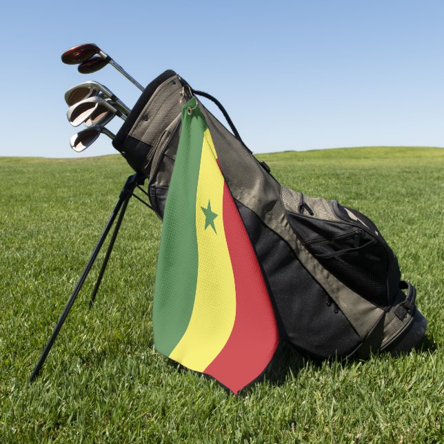 Senegal Golfhandtuch (Gras)