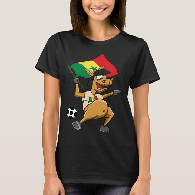 Senegal Horse Fan T-Shirt (Vorderseite)
