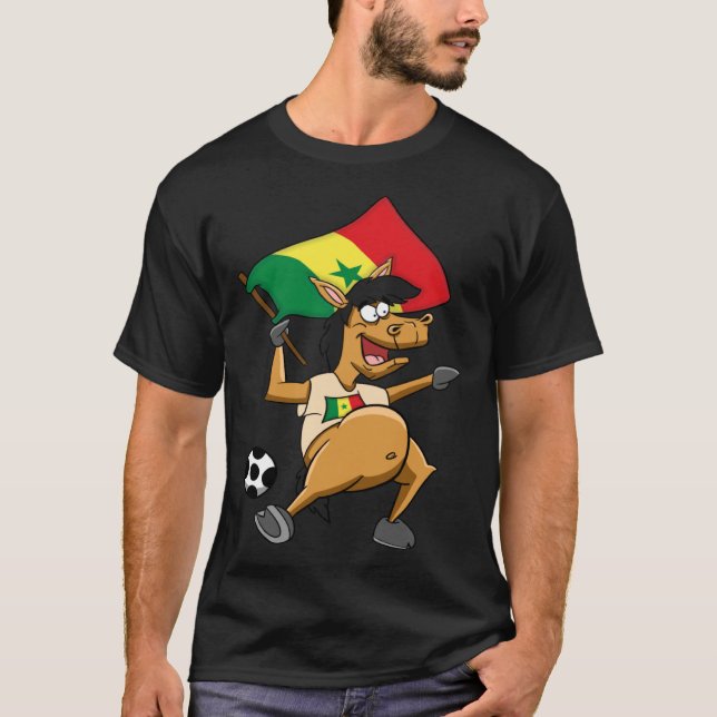 Senegal Horse Fan T-Shirt (Vorderseite)