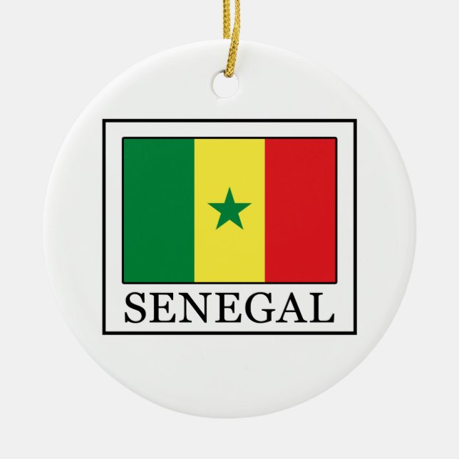 Senegal Keramik Ornament (Vorne)
