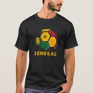 Senegal Lions Senegal Flag Fußball Fußball Fans T-Shirt