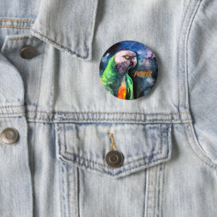 Senegal Parrot Button