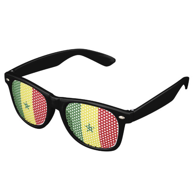 Senegal Partybrille (Schrägansicht)