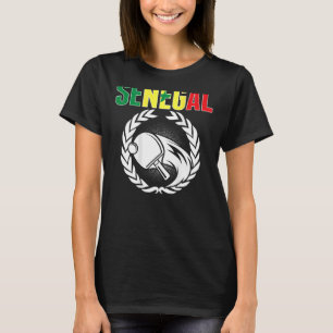 Senegal Ping Pong Unterstützung Senegalesischer Ti T-Shirt