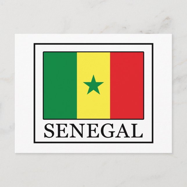 Senegal Postkarte (Vorderseite)
