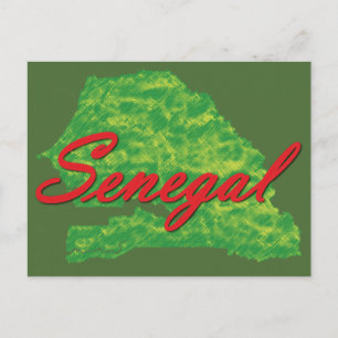 Senegal Postkarte
