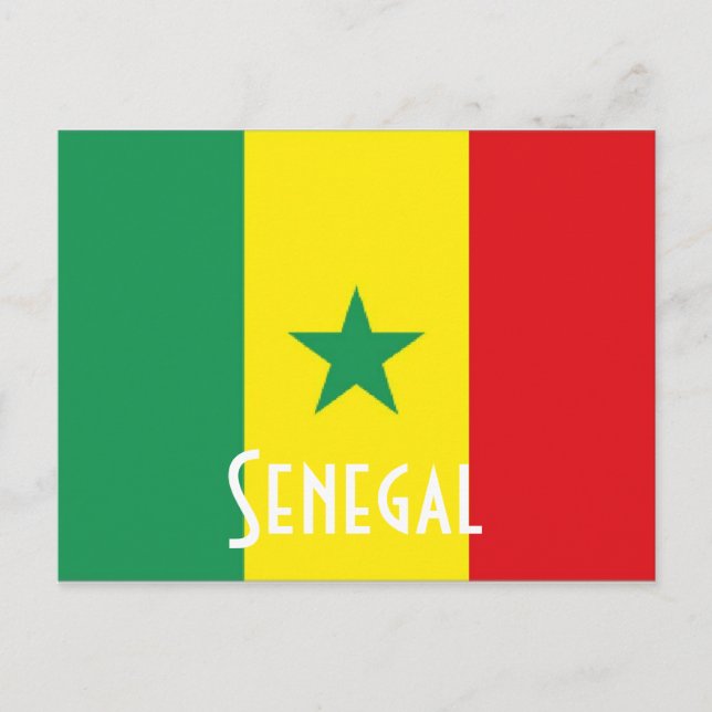 Senegal Postkarte (Vorderseite)