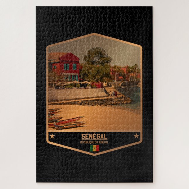 Senegal Puzzle (Vertikal)
