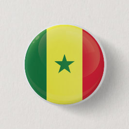 Senegal Round-Icon-Flagge Button