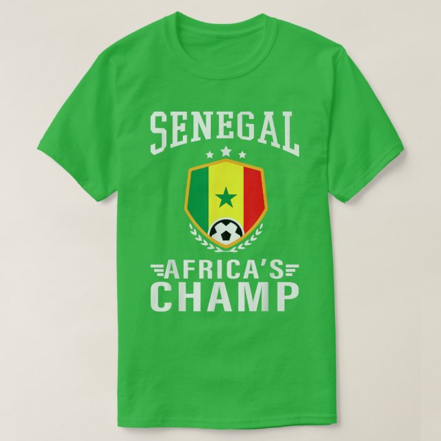 Senegal Senegalese Jersey Soccer 2022 Team Premium T-Shirt (Design vorne)