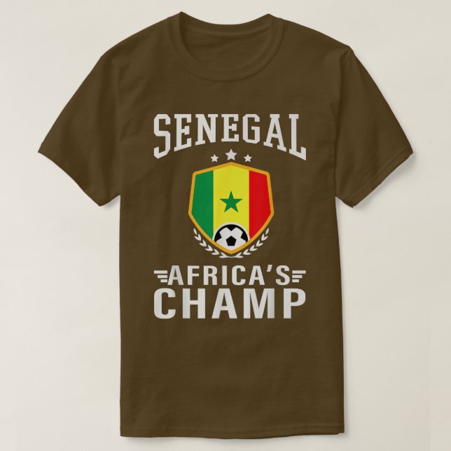 Senegal Senegalese Jersey Soccer 2022 Team  T-Shirt (Design vorne)