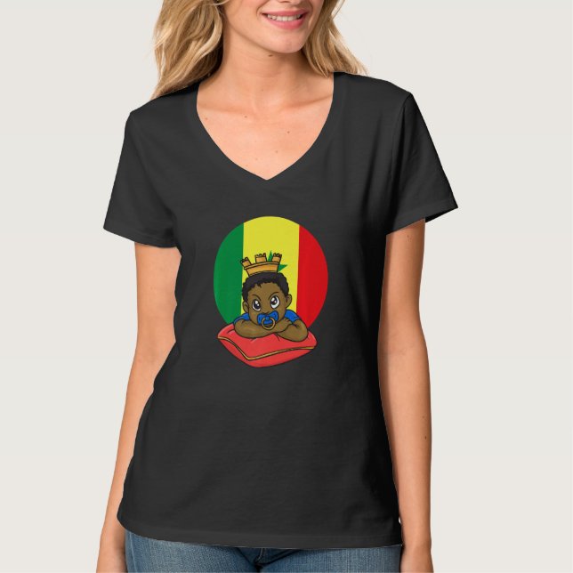 Senegal Senegalese West Africa Proud Prince Boy So T-Shirt (Vorderseite)