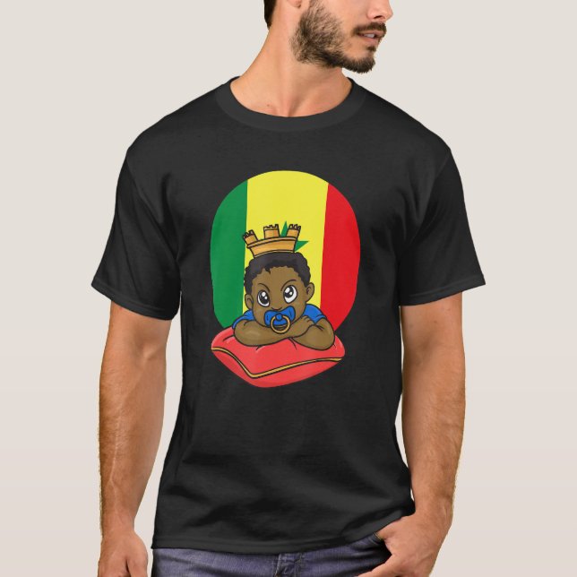 Senegal Senegalese Westafrika Proud Prince Boy So T-Shirt (Vorderseite)