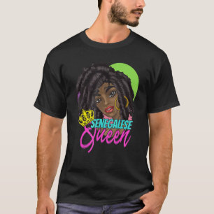 Senegal Senegalese Westafrika Stolze Prinzessin Kö T-Shirt