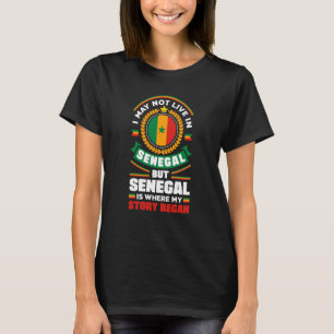 Senegal - Senegalesischer Senegal-Flag-Zitat T-Shirt