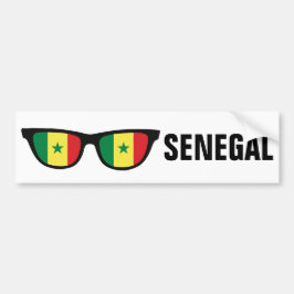 Senegal Shades Zoll-Autoaufkleber Autoaufkleber