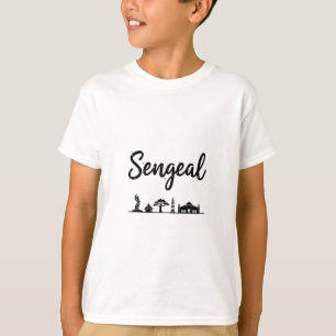 Senegal Skyline Reise Urlaub Outfits  T-Shirt
