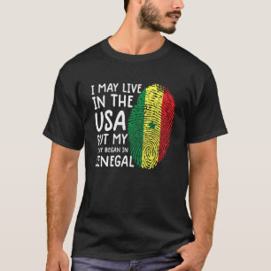 Senegal T-Shirt senegal flagge Shirt American Sene