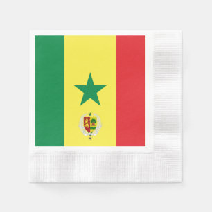 Senegal-Wappen Serviette