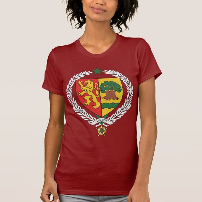 Senegal-Wappen T - Shirt (Vorderseite)