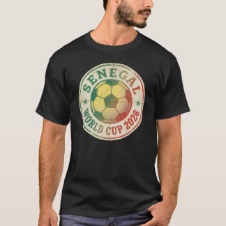 Senegal Weltmeisterschaft 2026 Vintage Retro Fußba T-Shirt