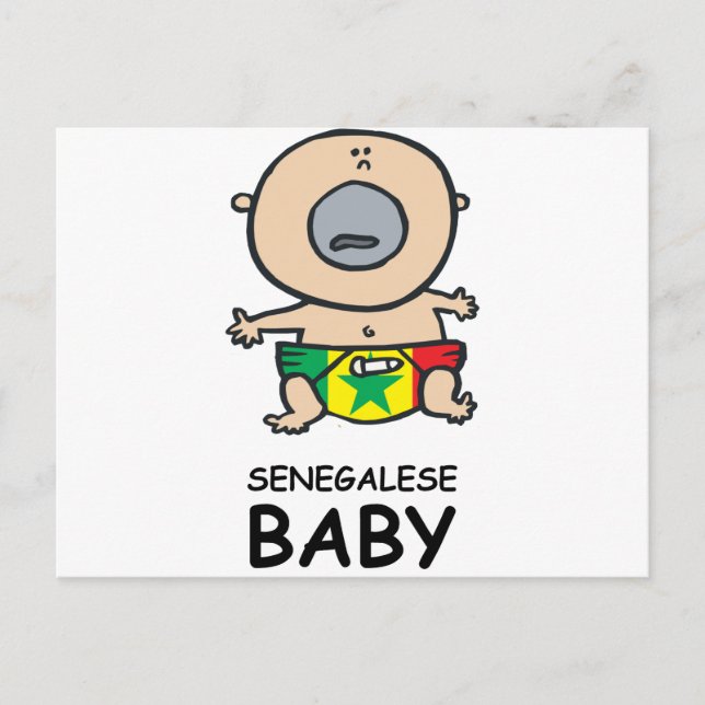 Senegalese Baby Postkarte (Vorderseite)