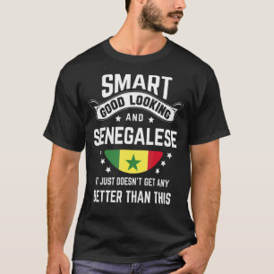 Senegalesische Flagge Einheimischer Stolz Senegal T-Shirt