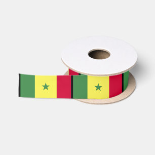 senegalesische Flagge Satinband
