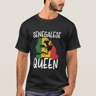 Senegalesische Flagge Senegalesisches Afrika T-Shirt