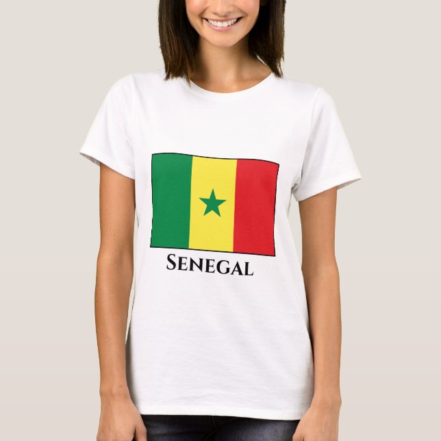 senegalesische Flagge T-Shirt (Vorderseite)