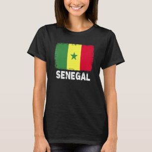Senegalesische Flagge Unterstützung senegalesische T-Shirt